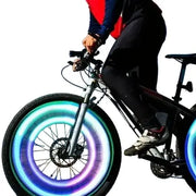 Colorful Waterproof LED Bicycle Spoke Lights by Habicare