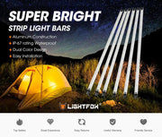 LIGHTFOX LED Camping Strip Light Bars by Kiwi Offroad