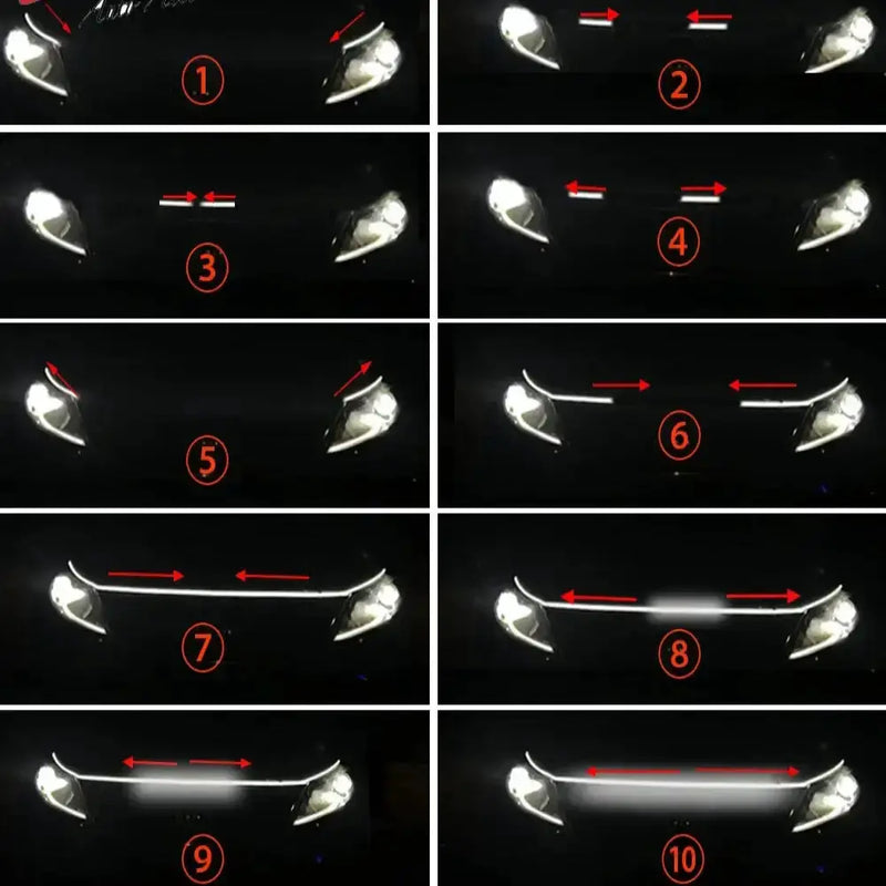 LED Car Hood Light Strip (different colours & sizes available) by Habicare