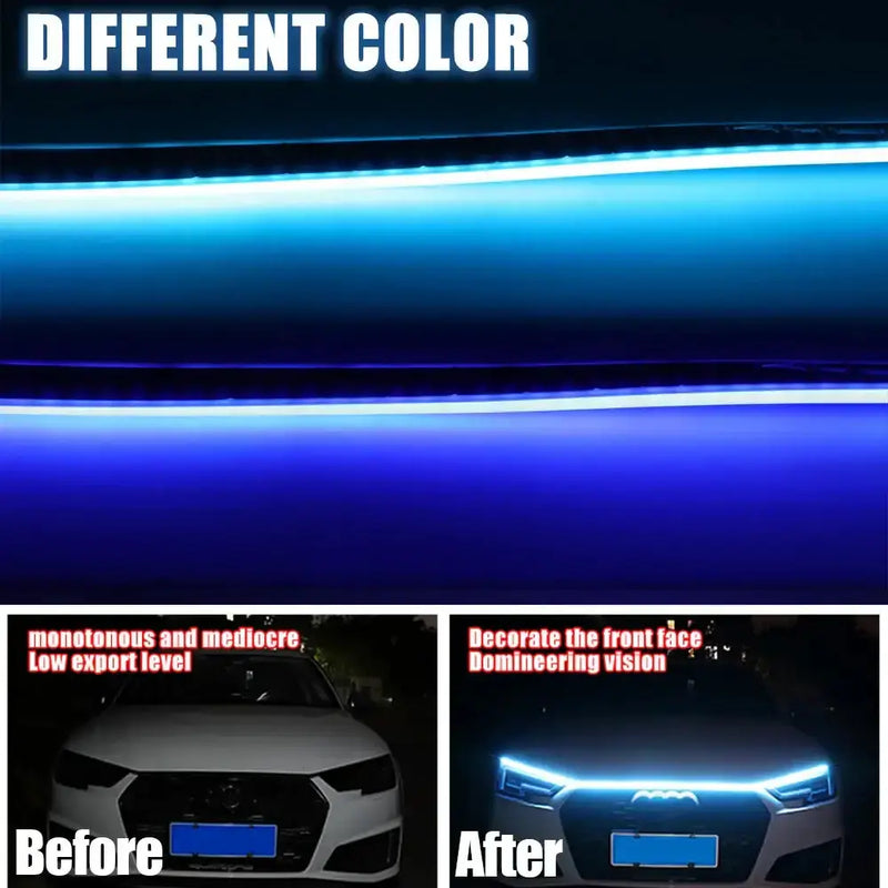 LED Car Hood Light Strip (different colours & sizes available) by Habicare