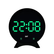 LED Digital Alarm Clock – Adjustable Brightness, Dual Alarms, Date & Temperature Display by Habicare