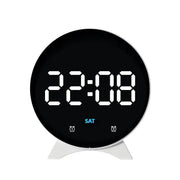 LED Digital Alarm Clock – Adjustable Brightness, Dual Alarms, Date & Temperature Display by Habicare