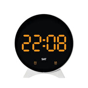 LED Digital Alarm Clock – Adjustable Brightness, Dual Alarms, Date & Temperature Display by Habicare