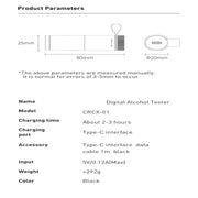 LED Display Automatic Alcohol Tester – Professional Rechargeable Breathalyzer by Habicare