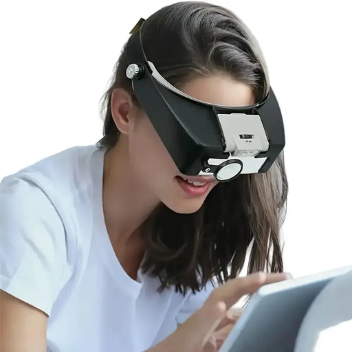 LED Headband Magnifier Glasses by Habicare