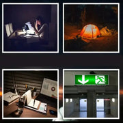 Portable Rechargeable LED Emergency Light for Home, Camping & Outdoor Work Use by Habicare