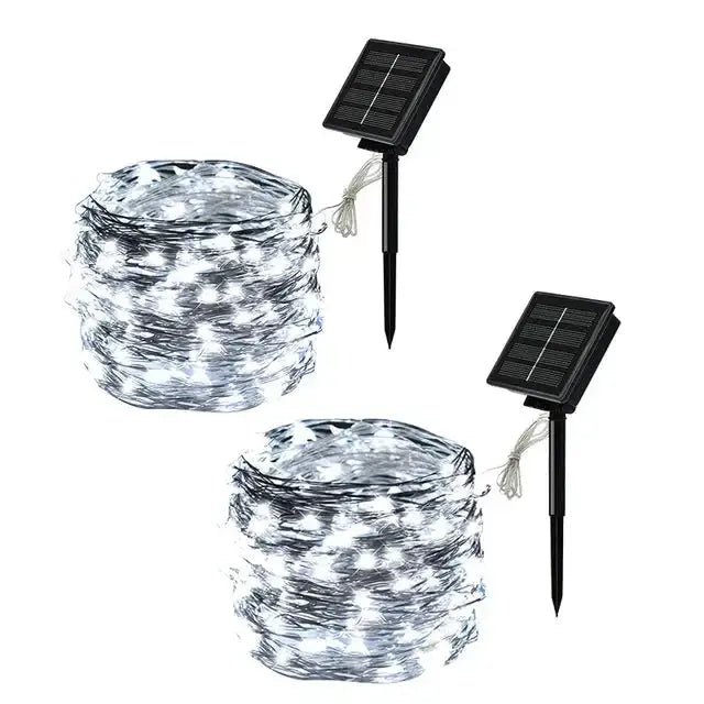 LED Solar Fairy String Lights (7m/12m/22m/32m) by Habicare