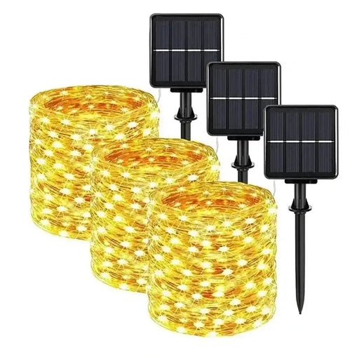 LED Solar Fairy String Lights (7m/12m/22m/32m) by Habicare