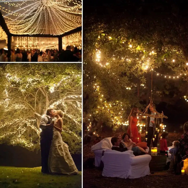 LED Solar Fairy String Lights (7m/12m/22m/32m) by Habicare