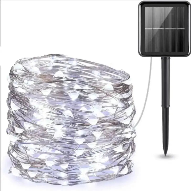 LED Solar Fairy String Lights (7m/12m/22m/32m) by Habicare