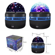 Rotating LED Starry Sky Projector Night Light by Habicare