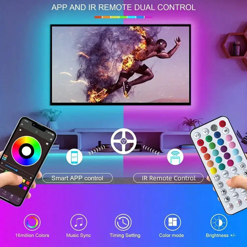 Smart LED Strip Lights with App & Music Sync by Habicare