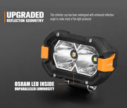 Lightfox 4inch LED Light Bar 1 Lux @ 393m IP68 4,600 Lumens by Kiwi Offroad