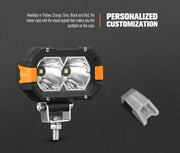 Lightfox 4inch LED Light Bar 1 Lux @ 393m IP68 4,600 Lumens by Kiwi Offroad