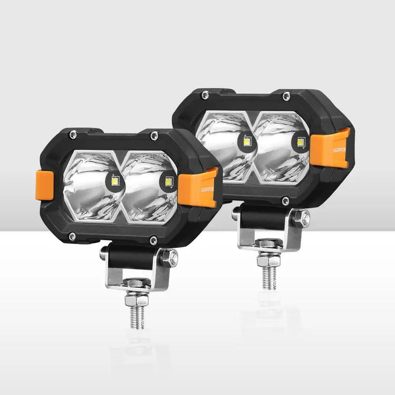 Lightfox 4inch LED Light Bar 1 Lux @ 393m IP68 4,600 Lumens by Kiwi Offroad