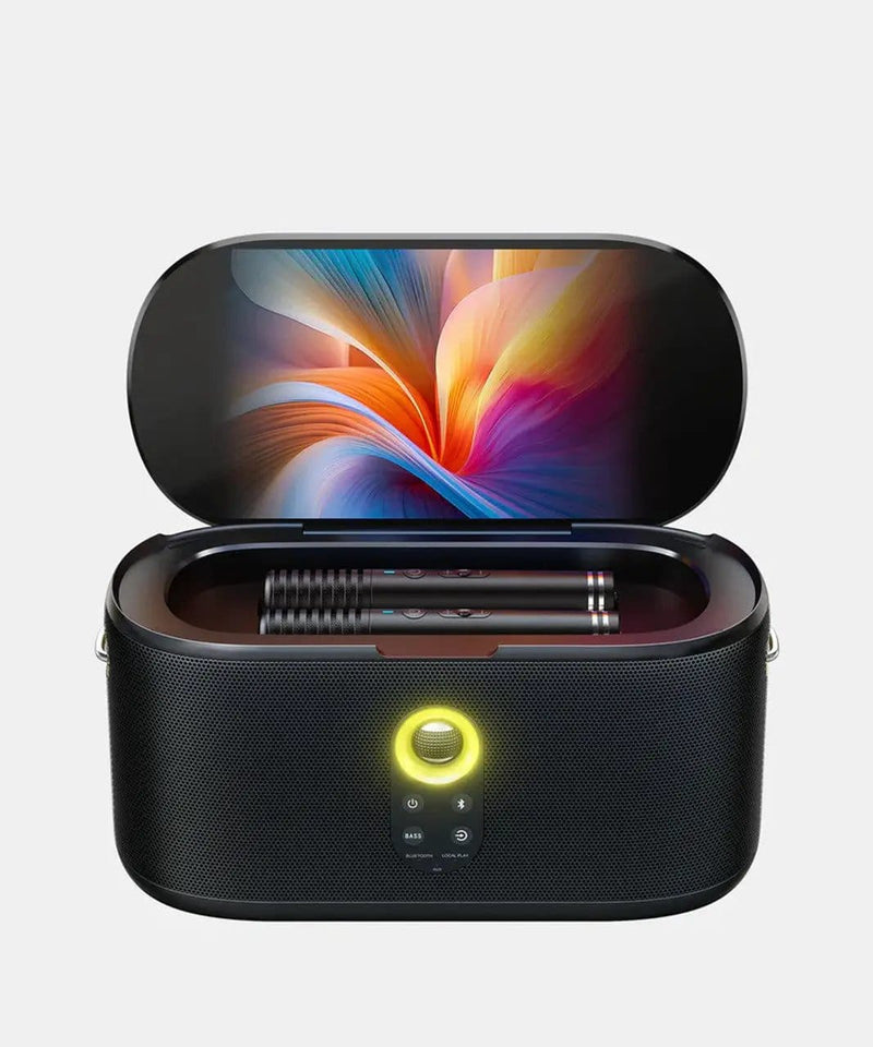 Ikarao S1 Karaoke Machine System With 10.1″ Touch Screen Wireless Mic by Kiwi Grab