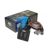 Lenco LED Up/Down Switch Limited Depth Mounting with wiring harness and box packaging.