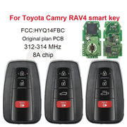 Habicare Smart Remote Key 312–314MHz 8A Chip for Toyota Camry & RAV4 (2018+) Smart Remote Key 312–314MHz 8A Chip for Toyota Camry & RAV4 (2018+)