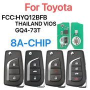 Habicare 8A Chip Remote Car Key for Toyota Corolla iM, RAV4 & Camry (2017–2021) 8A Chip Remote Car Key for Toyota Corolla iM, RAV4 & Camry (2017–2021)