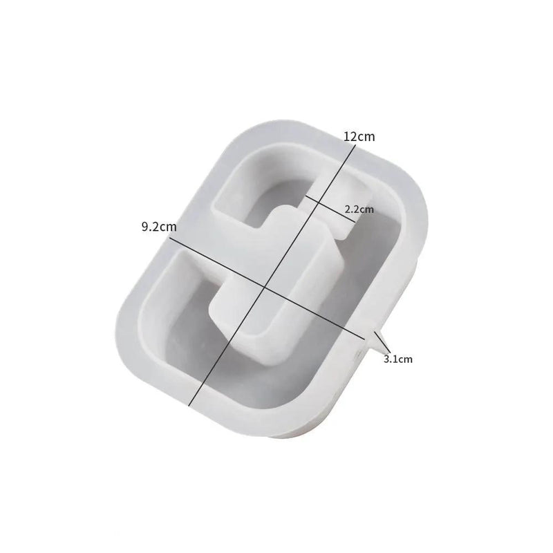 Alphabet Letter Moulds - Candle Holder - Individual - Large by Resin Art NZ
