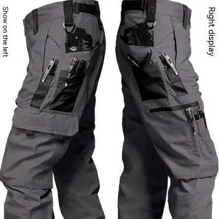 Men's Waterproof Tactical Trousers - Outdoor Cargo Pants with Fleece Lining | Plus Size Available by Mead's Supply & Equipment Outfitters limited