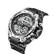 LIGE Men's Digital Sports Watch – LED Display, Quartz Movement, Stopwatch (4 designs available) by Habicare