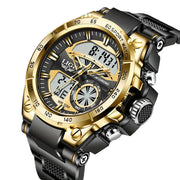 LIGE Men's Digital Sports Watch – LED Display, Quartz Movement, Stopwatch (4 designs available) by Habicare