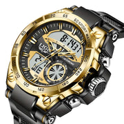 LIGE Men's Digital Sports Watch – LED Display, Quartz Movement, Stopwatch (4 designs available) by Habicare