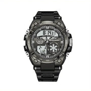 LIGE Men's Digital Sports Watch – LED Display, Quartz Movement, Stopwatch (4 designs available) by Habicare