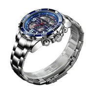 LIGE Men's Dual Display Watch – Stainless Steel Quartz (6 models available) by Habicare