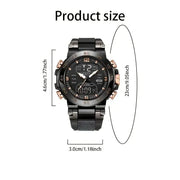 LIGE Men's Quartz Watch (6 designs available) by Habicare