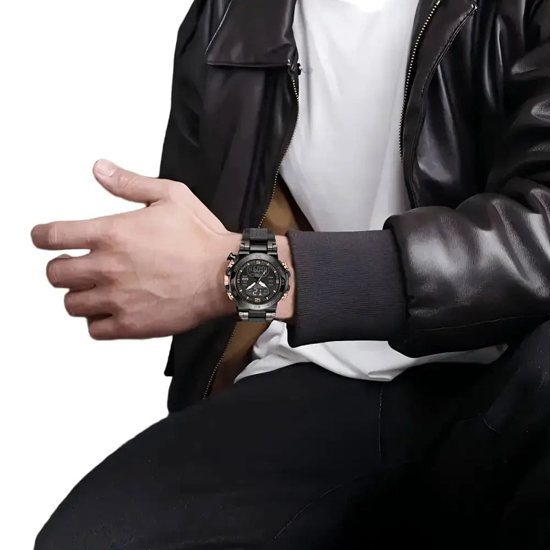 LIGE Men's Quartz Watch (6 designs available) by Habicare
