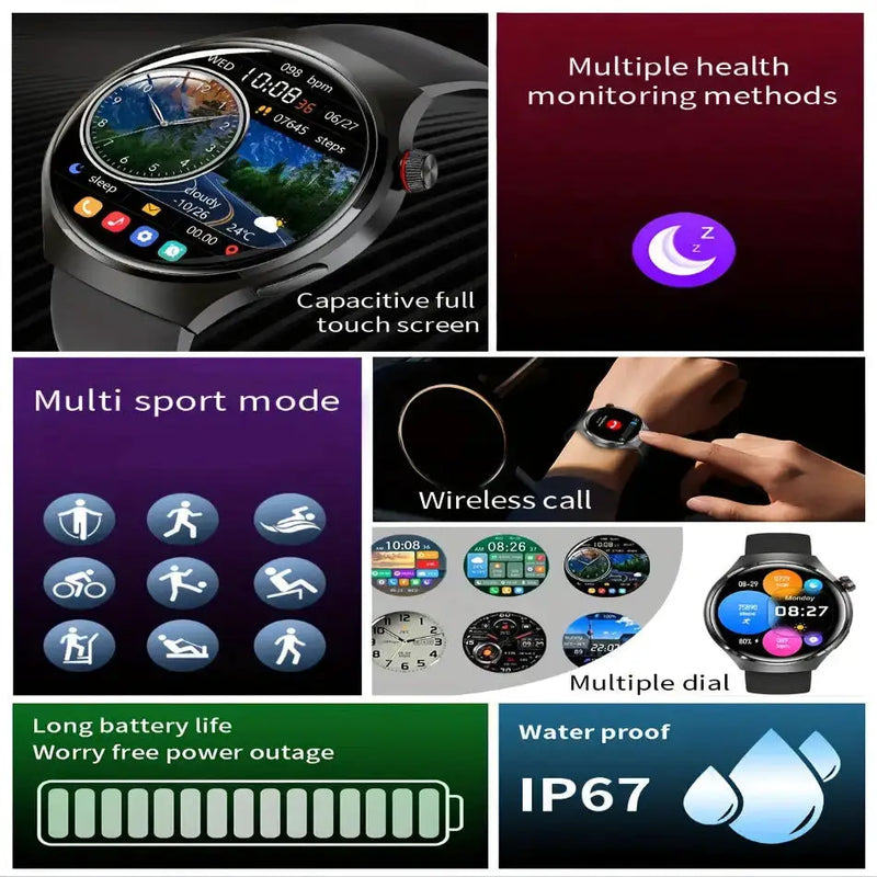 LIGE Men's Smart Sport Watch (6 models available) by Habicare