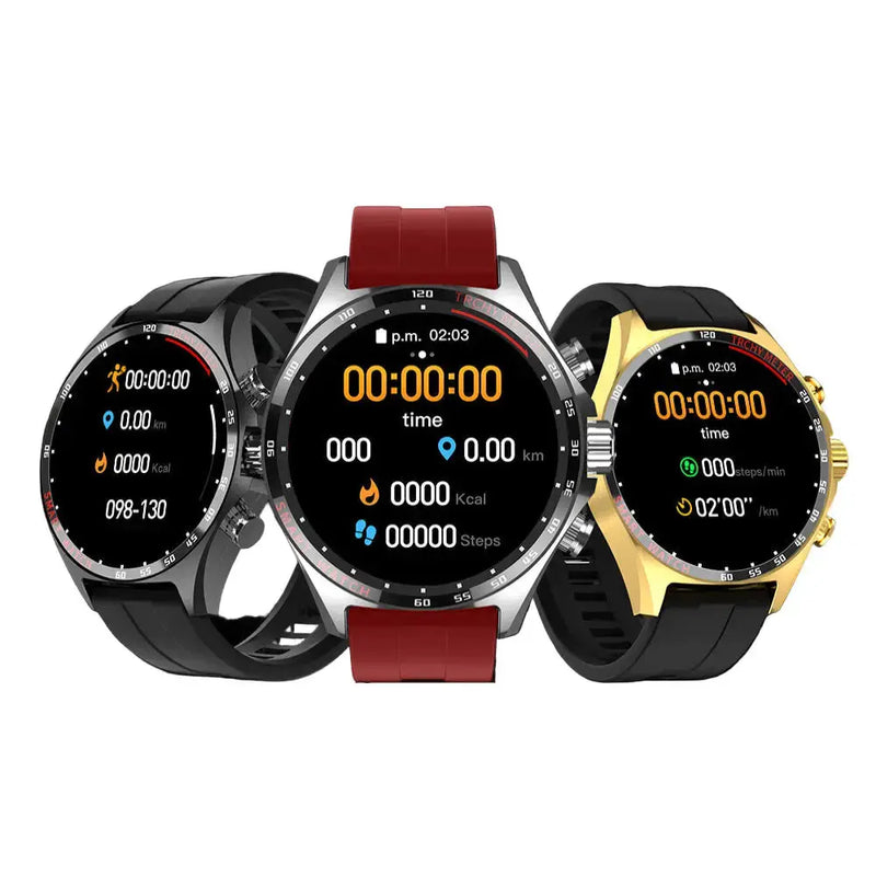 LIGE Men's Smart Watch – Touch Screen with Wireless Calls & Fitness Tracking (6 designs available) by Habicare