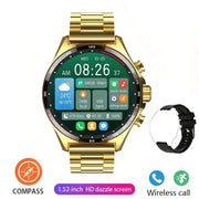 LIGE Men's Smart Watch – Touch Screen with Wireless Calls & Fitness Tracking (6 designs available) by Habicare