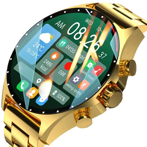 LIGE Men's Smart Watch – Touch Screen with Wireless Calls & Fitness Tracking (6 designs available) by Habicare