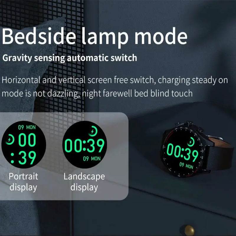 LIGE Men's Smart Watch – Touch Screen with Wireless Calls & Fitness Tracking (6 designs available) by Habicare