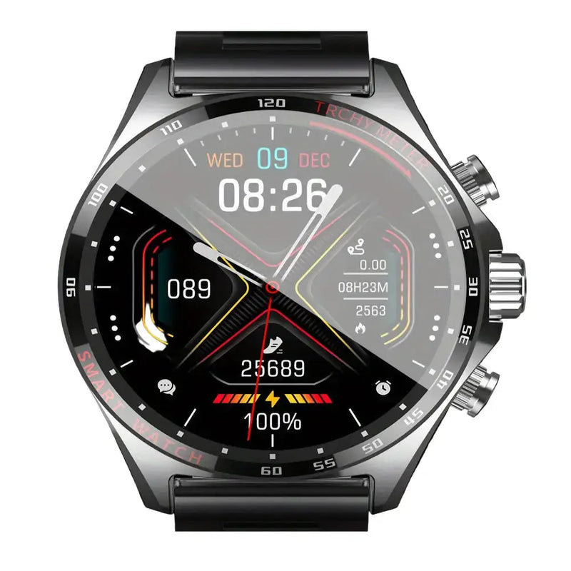 LIGE Men's Smart Watch – Touch Screen with Wireless Calls & Fitness Tracking (6 designs available) by Habicare
