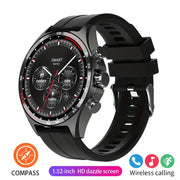 LIGE Men's Smart Watch – Touch Screen with Wireless Calls & Fitness Tracking (6 designs available) by Habicare