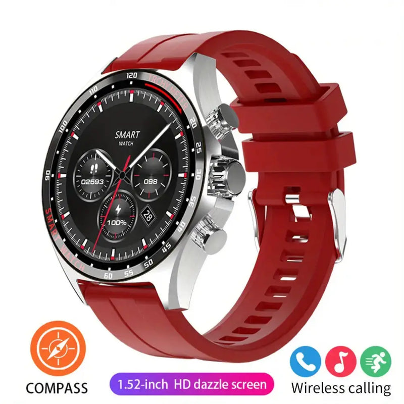 LIGE Men's Smart Watch – Touch Screen with Wireless Calls & Fitness Tracking (6 designs available) by Habicare