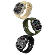 LIGE Men's Smartwatch – 2.01" Large Screen with Flashlight, Weather Alerts by Habicare