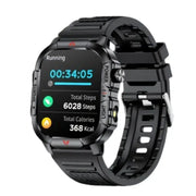 LIGE Men's Smartwatch – 2.01" Large Screen with Flashlight, Weather Alerts by Habicare