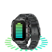 LIGE Men's Smartwatch – Voice Assistant, Breathing Exercises, Raise-to-Wake Screen (4 colours available) by Habicare