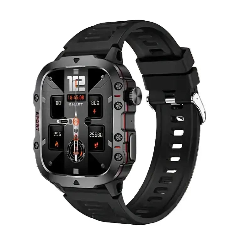 LIGE Men's Smartwatch – Voice Assistant, Breathing Exercises, Raise-to-Wake Screen (4 colours available) by Habicare