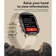 LIGE Men's Smartwatch – Voice Assistant, Breathing Exercises, Raise-to-Wake Screen (4 colours available) by Habicare