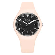LIGE Minimalist Silicone Quartz Watch – Unisex Design (Available in Multiple Colour Combinations) by Habicare