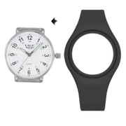LIGE Minimalist Silicone Quartz Watch – Unisex Design (Available in Multiple Colour Combinations) by Habicare