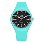 LIGE Minimalist Silicone Quartz Watch – Unisex Design (Available in Multiple Colour Combinations) by Habicare