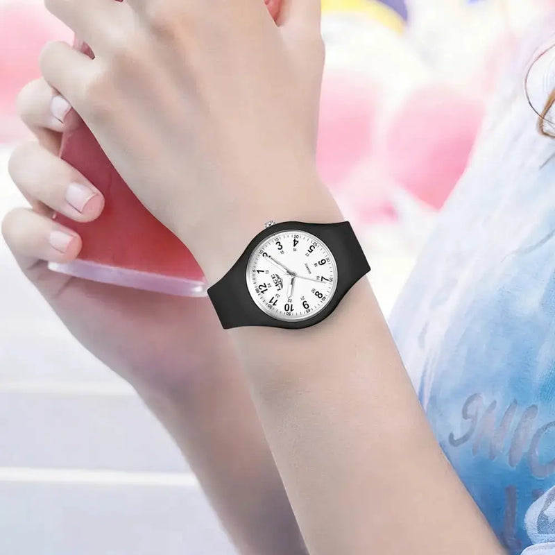 LIGE Minimalist Silicone Quartz Watch – Unisex Design (Available in Multiple Colour Combinations) by Habicare