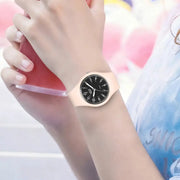 LIGE Minimalist Silicone Quartz Watch – Unisex Design (Available in Multiple Colour Combinations) by Habicare